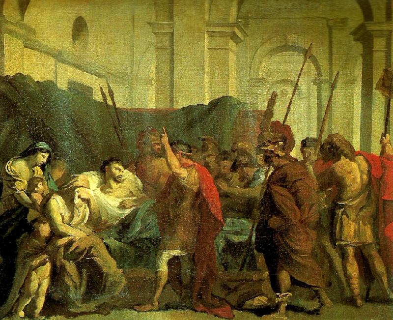 Theodore   Gericault la mort de germanicus China oil painting art